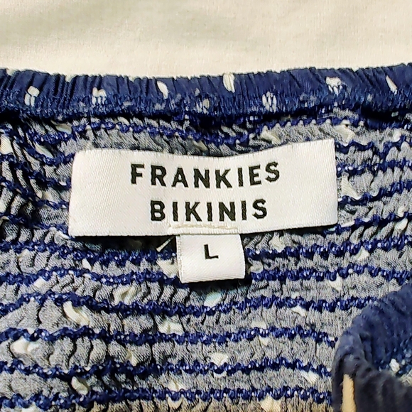 Frankie's Bikinis Christa Ruffled Polka Dot Mini Dress - Picture 6 of 6